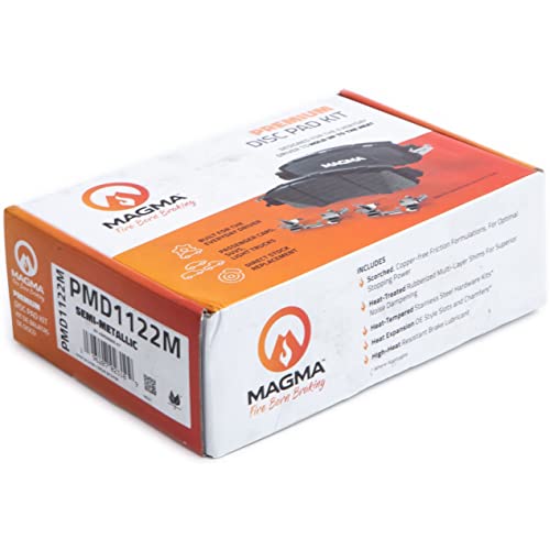 MAGMA Premium Semi-Metallic Brake Pads PMD1122M