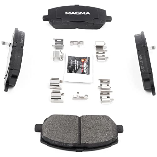 MAGMA Premium PMD884M Semi-Metallic Brake Pads, Front