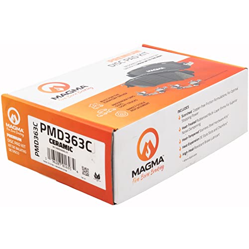 MAGMA Premium PMD363C Ceramic Brake Pads, Front