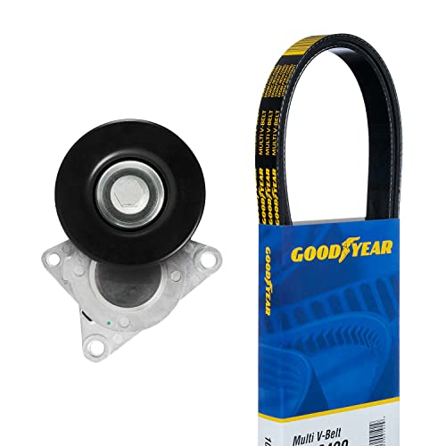 Goodyear Replacement Belts and Hoses 3163 Serpentine Belt Drive Component Kit, Gray