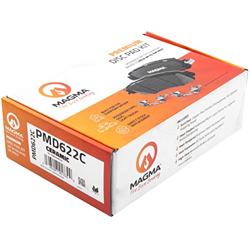 MAGMA Premium PMD622C Ceramic Brake Pads, Rear