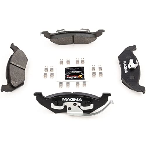 MAGMA Premium PMD662M Semi-Metallic Brake Pads, Rear