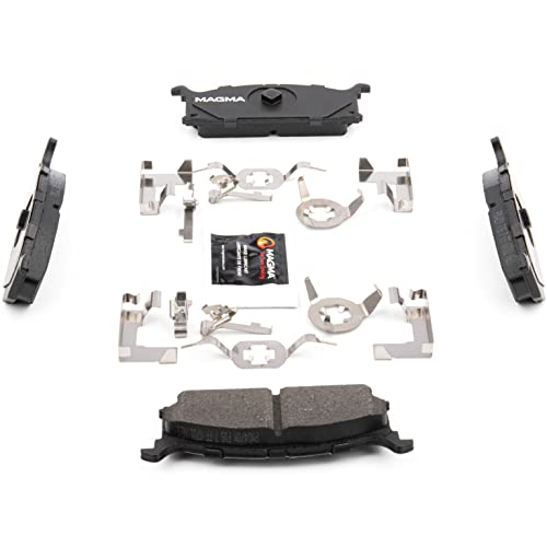 MAGMA Premium PMD420M Semi-Metallic Brake Pads, Front