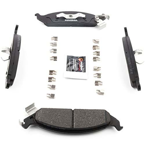 MAGMA Premium PMD650M Semi-Metallic Brake Pads, Front