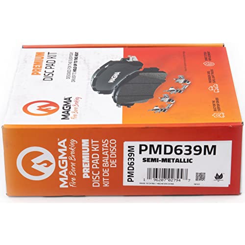 MAGMA Premium Semi-Metallic Brake Pads PMD639M