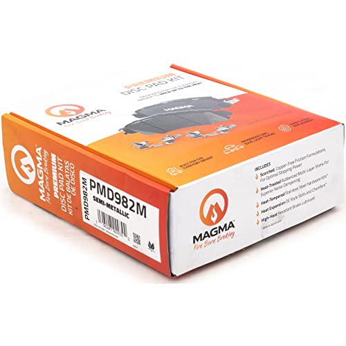 MAGMA Premium Semi-Metallic Brake Pads PMD982M