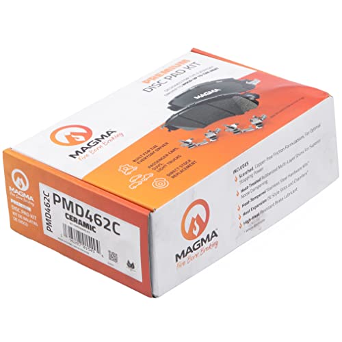 MAGMA Premium PMD462C Ceramic Brake Pads, Front