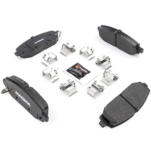 MAGMA Premium PMD2186C Ceramic Brake Pads, Rear