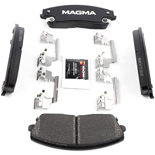 MAGMA Premium PMD1056M Semi-Metallic Brake Pads, Front