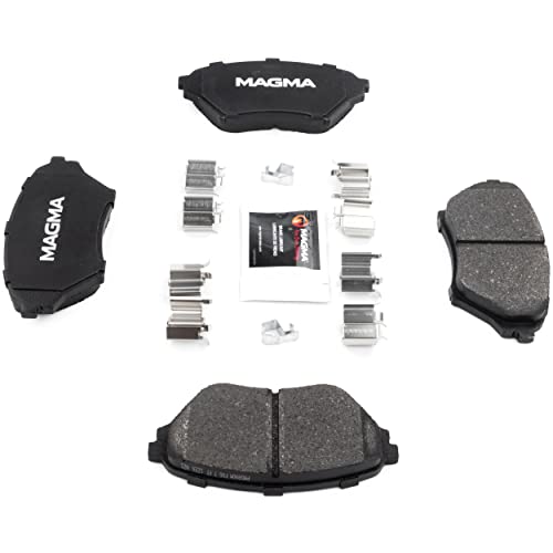 MAGMA Premium PMD890M Semi-Metallic Brake Pads, Front