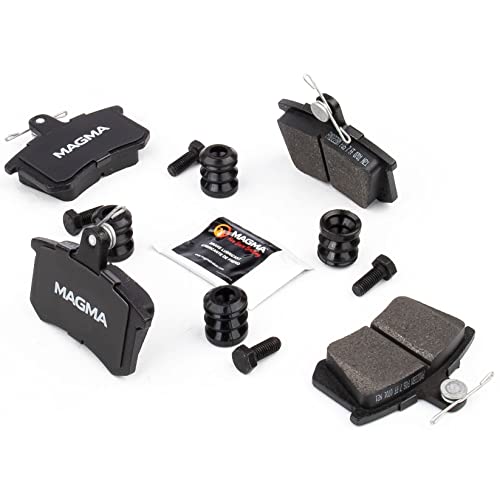 MAGMA Premium PMD228M Semi-Metallic Brake Pads, Rear