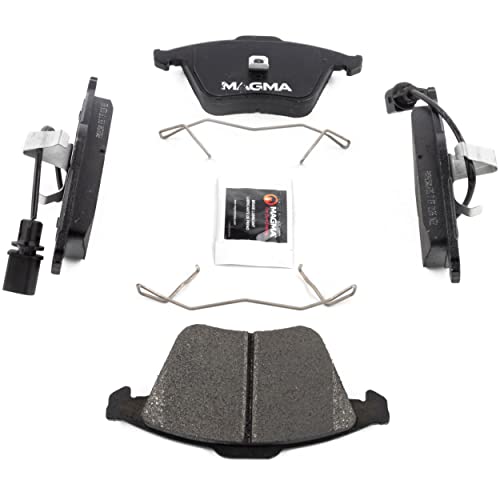 MAGMA Premium PMD915AM Semi-Metallic Brake Pads, Front