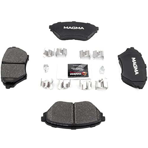 MAGMA Premium PMD890M Semi-Metallic Brake Pads, Front