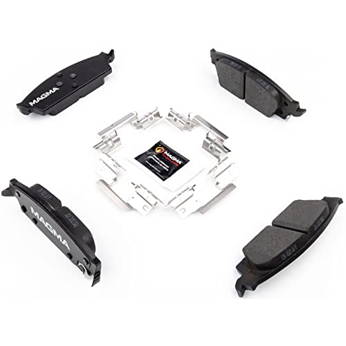 MAGMA Premium PMD1707C Ceramic Brake Pads, Rear