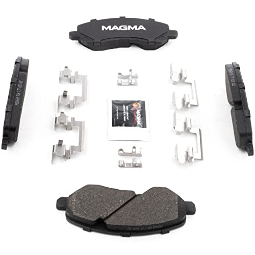 MAGMA Premium PMD866M Semi-Metallic Brake Pads, Front