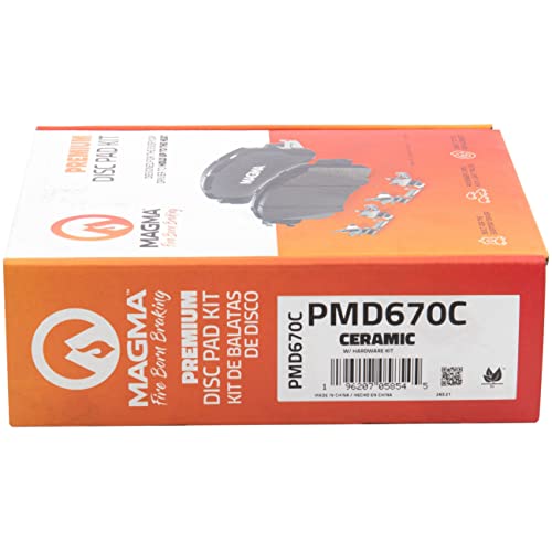 MAGMA Premium Ceramic Brake Pads PMD670C