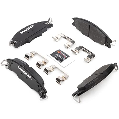 MAGMA Premium PMD1339M Semi-Metallic Brake Pads, Front