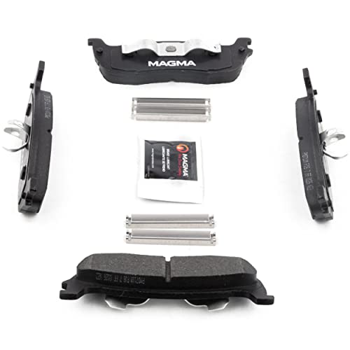 MAGMA Premium PMD711M Semi-Metallic Brake Pads, Rear