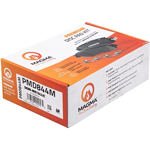 MAGMA Premium Semi-Metallic Brake Pads PMD844M