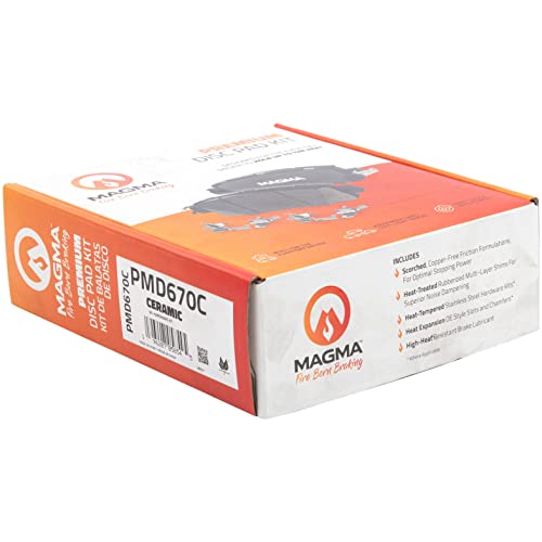 MAGMA Premium Ceramic Brake Pads PMD670C