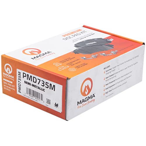 MAGMA Premium Semi-Metallic Brake Pads PMD735M