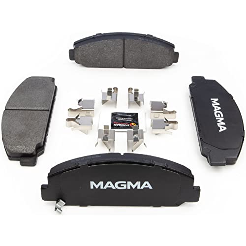 MAGMA Premium PMD827M Semi-Metallic Brake Pads, Front