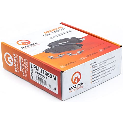 MAGMA Premium Semi-Metallic Brake Pads PMD1669M