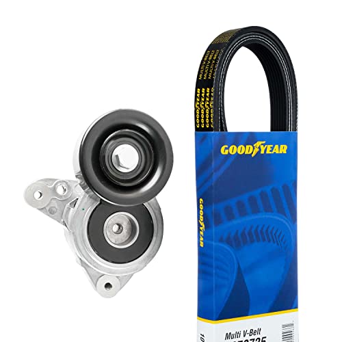 Goodyear 3158 Serpentine Belt Drive Component Kit, Gray