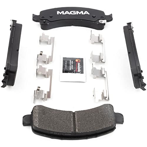 MAGMA Premium PMD974M Semi-Metallic Brake Pads, Rear