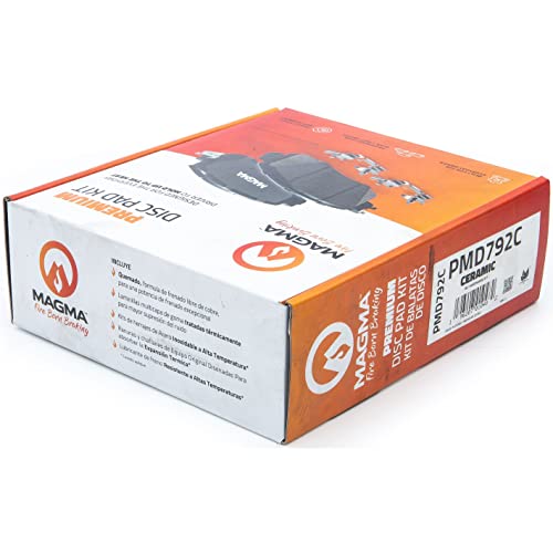 MAGMA Premium PMD792C Ceramic Brake Pads, Rear