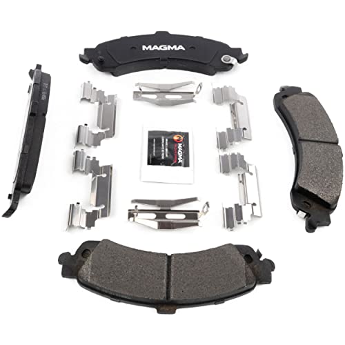 MAGMA Premium PMD834M Semi-Metallic Brake Pads, Rear
