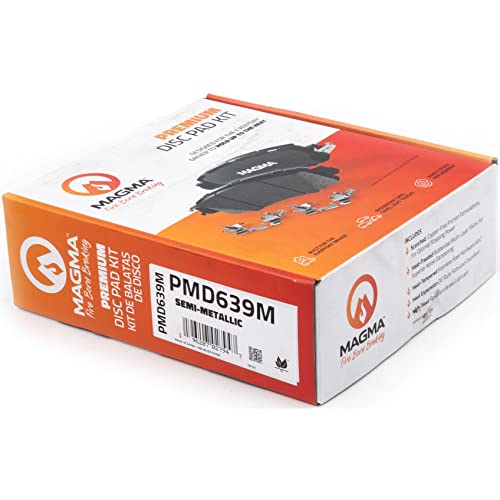 MAGMA Premium Semi-Metallic Brake Pads PMD639M
