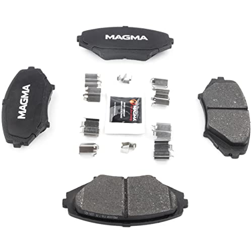 MAGMA Premium PMD1009M Semi-Metallic Brake Pads, Front