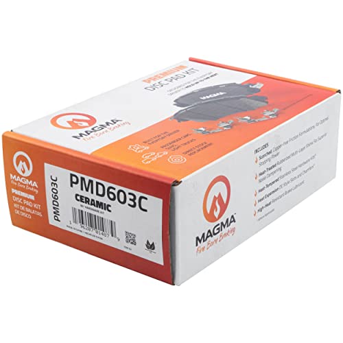MAGMA Premium PMD603C Ceramic Brake Pads, Rear