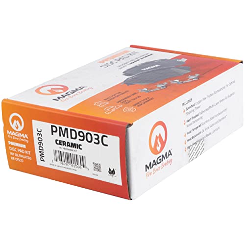 MAGMA Premium PMD903C Ceramic Brake Pads, Front