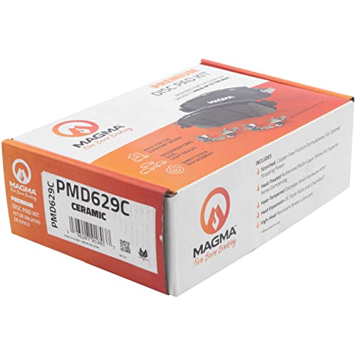 MAGMA Premium PMD629C Ceramic Brake Pads, Front
