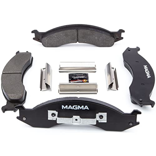 MAGMA Premium PMD557M Semi-Metallic Brake Pads, Front