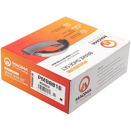 MAGMA Premium Parking Brake Shoes PMB881B