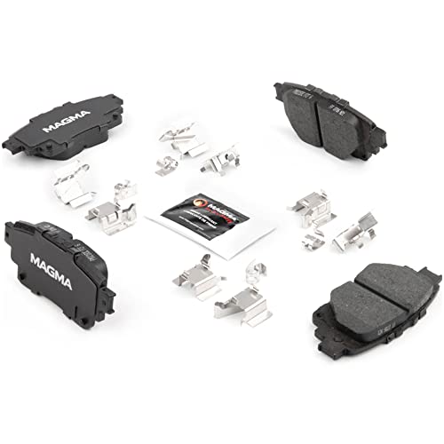 MAGMA Premium PMD2183C Ceramic Brake Pads, Rear