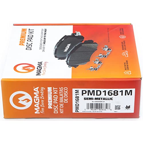 MAGMA Premium Semi-Metallic Brake Pads PMD1681M