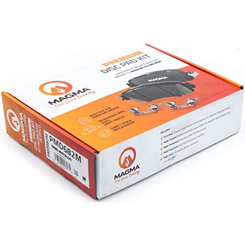 MAGMA Premium PMD682M Semi-Metallic Brake Pads