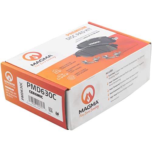 MAGMA Premium PMD630C Ceramic Brake Pads, Rear