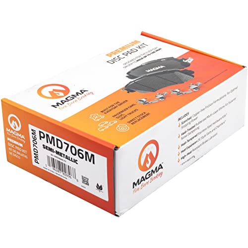 MAGMA Premium Semi-Metallic Brake Pads PMD706M