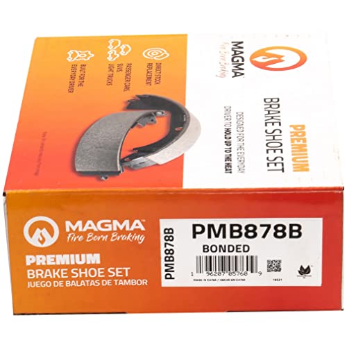 MAGMA Premium Parking Brake Shoes PMB878B