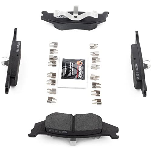 MAGMA Premium PMD512C Ceramic Brake Pads, Rear