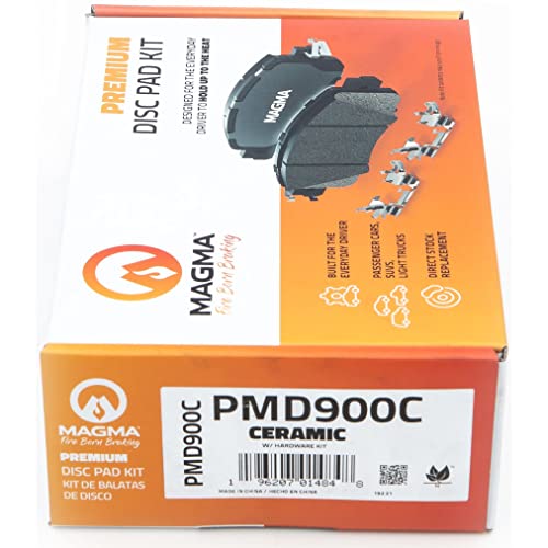 MAGMA Premium PMD900C Ceramic Brake Pads, Rear
