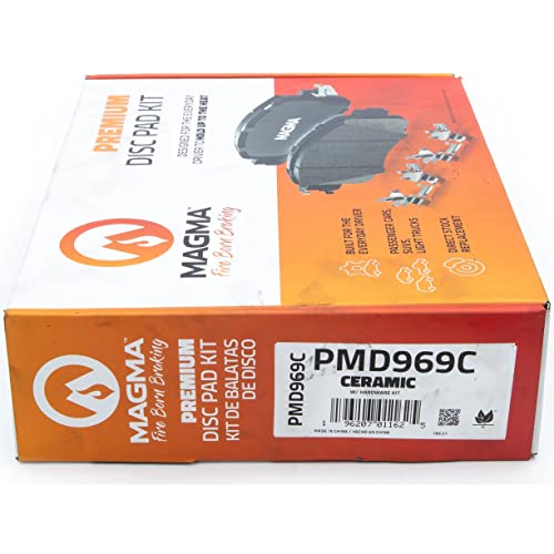 MAGMA Premium PMD969C Ceramic Brake Pads, Front