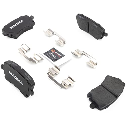 MAGMA Premium PMD1018C Ceramic Brake Pads, Rear