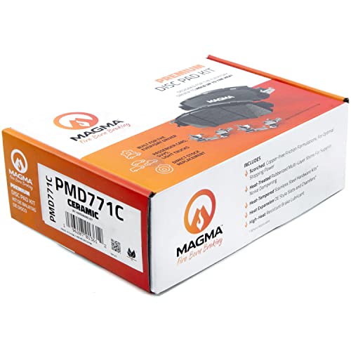 MAGMA Premium PMD771C Ceramic Brake Pads, Rear