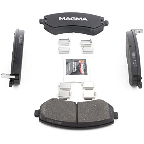 MAGMA Premium PMD856M Semi-Metallic Brake Pads, Front